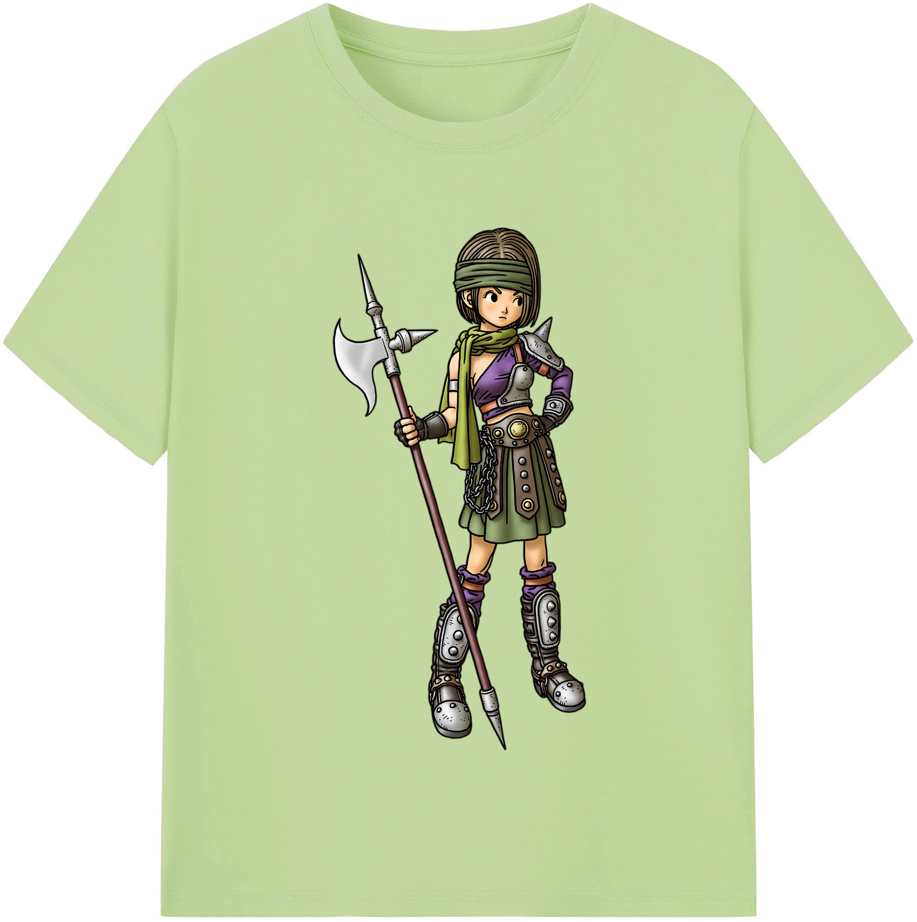 （画像用） ドラゴンクエスト Doragon Kuesuto Dragon Quest 綿100％半袖Tシャツ（フロントプリント）